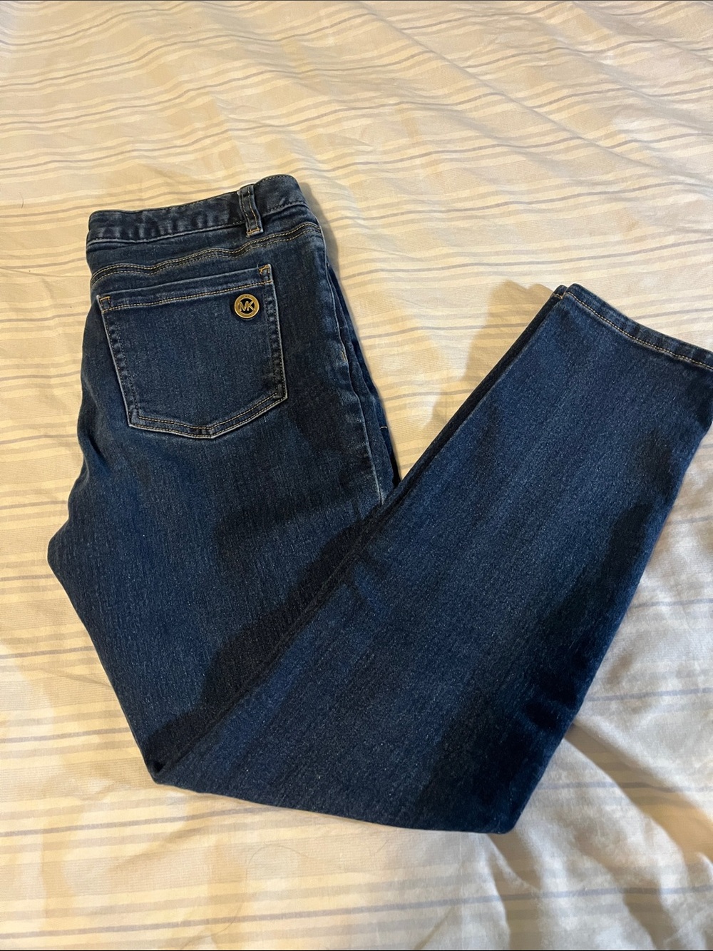 Michael Kors Indigo Straight-Leg Jeans